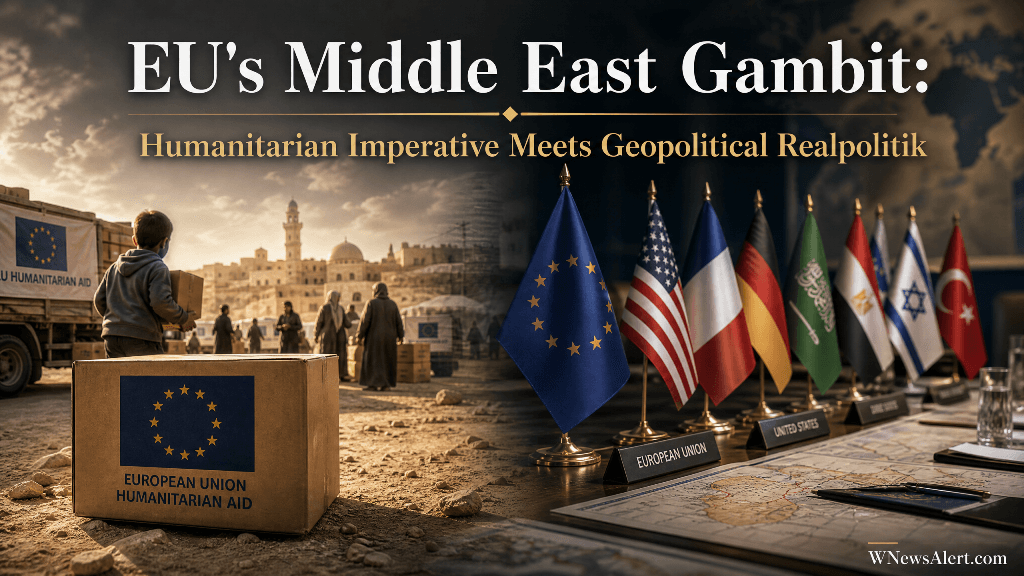 EU’s Middle East Gambit: Humanitarian Imperative Meets Geopolitical Realpolitik